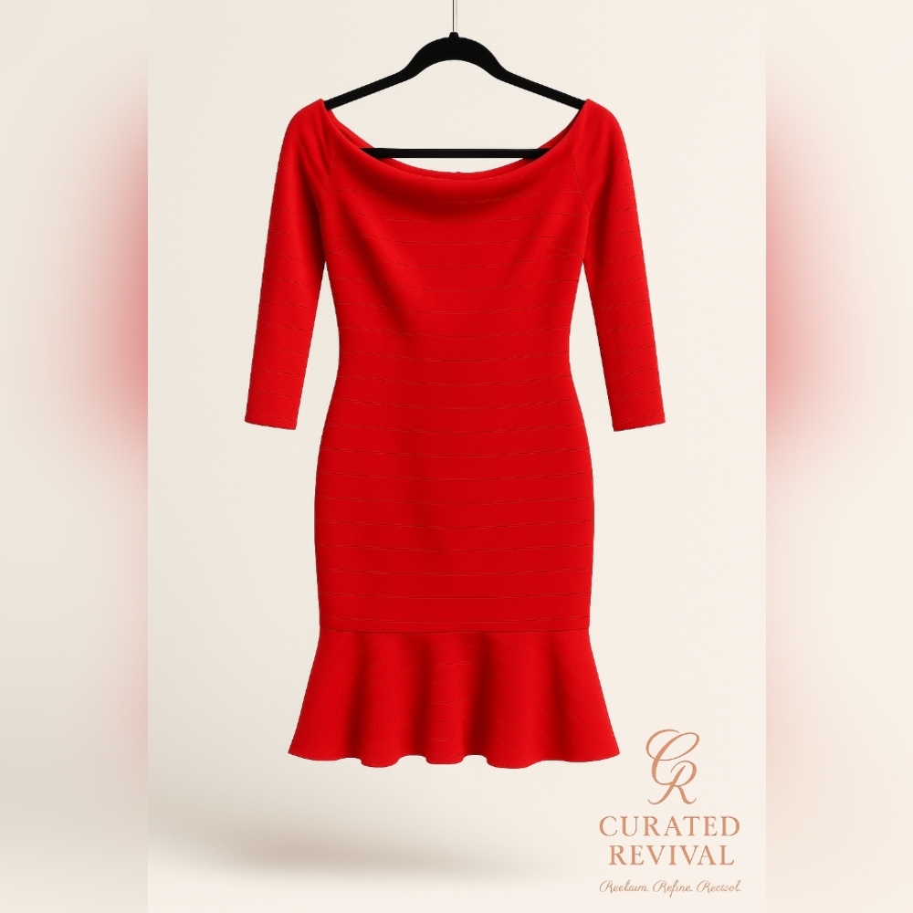 Red Haute Romance – Banana Republic Bodycon Dress size 6